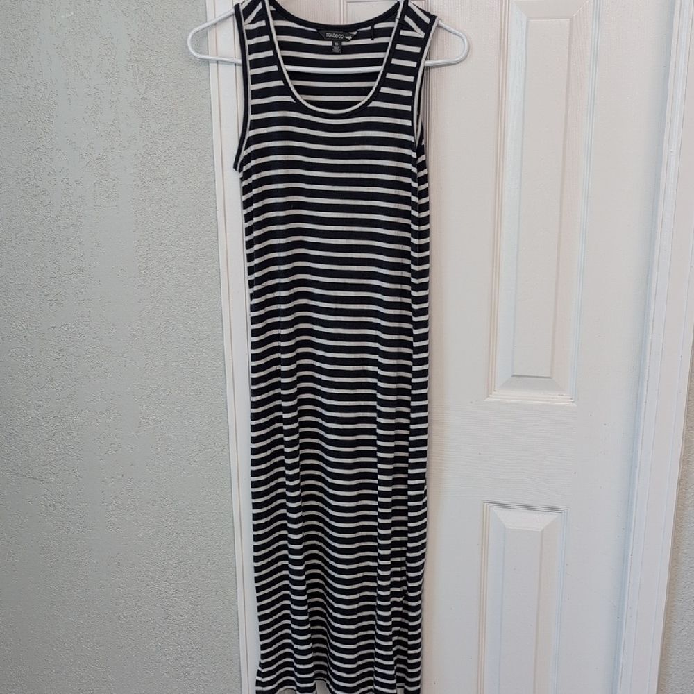 Toad&Co Striped Maxi Dress